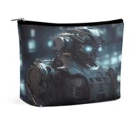 RTSEBVN Trousse de toilette mignonne de grande capacité avec impression robot futur, sacs cosmétiques pour femmes, style, taille unique, sacs de maquillage, Style :, Taille unique, Sacs de maquillage