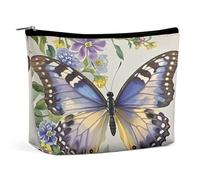 RTSEBVN Trousse de toilette mignonne de grande capacité avec imprimé iris à franges pour femmes, style, taille unique, sacs de maquillage, Style :, Taille unique, Sacs de maquillage