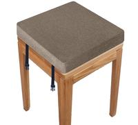 RTSFKFS Coussin De Chaise Carré 40x40 30x30 38x38 avec 2 Fastener Coussin De Tabouret 33x33 35x35 avec Housse Amovible for Salon, Cuisine, École, Bureau(Y22,45x45x3cm)