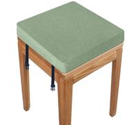 RTSFKFS Coussin De Chaise Carré 40x40 30x30 38x38 avec 2 Fastener Coussin De Tabouret 33x33 35x35 avec Housse Amovible for Salon, Cuisine, École, Bureau(Y2,53x53x3cm)
