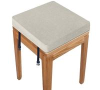 RTSFKFS Coussin De Chaise Carré 40x40 30x30 38x38 avec 2 Fastener Coussin De Tabouret 33x33 35x35 avec Housse Amovible for Salon, Cuisine, École, Bureau(Y1,45x45x5cm)