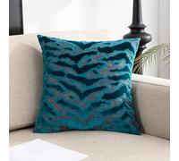 RTSFKFS Grande Housse De Coussin Carrée Rectangulaire en Tissu Jacquard à Poils CoupéS, Housses Oreiller DéCorative, Taie d'oreiller D'Appoint Moderne for Canapé, Fauteuil, Salon(Bleu,30x60 cm (1pc))