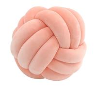 RTSFKFS Oreillers Doux avec nœud, Coussin Rond 20 27 35 cm for décoration de la Maison, Oreiller en Peluche, Oreiller Rond noué à la Main en Peluche(C12,S)