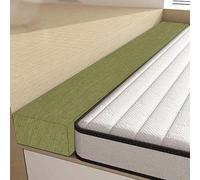 RTSFKFS Pont de Lit et Rallonge de Matelas 90-220cm, Coussin de Remplissage pour Combler l'espace Entre Tête de Lit et Matelas, Mousse 45D Haute Densité, Housse Lavable(Chameau,200x20x25cm)