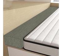 RTSFKFS Rallonge de Matelas 140 90 160 200 180cm Remplissage d'espace de lit 140x10x20 Matelas for Combler l'espace Entre La TêTe de Lit ou Le Mur(Gris,190x5x15cm)