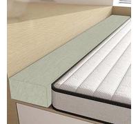 RTSFKFS Rallonge de Matelas 140 90 160 200 180cm Remplissage d'espace de lit 140x10x20 Matelas for Combler l'espace Entre La TêTe de Lit ou Le Mur(Silver-Gray,160x10x30cm)