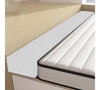 RTSFKFS Rallonge de Matelas 140 90 160 200 180cm Remplissage d'espace de lit 140x10x20 Matelas for Combler l'espace Entre La TêTe de Lit ou Le Mur(Beige,190x5x25cm)
