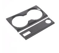 RTSMD Autocollant Résistant À L'eau Pour Porte-gobelet De Console Centrale, Accessoires D'intérieur Pour BMW X1 U11 (2023, 2024, 2025) Intérieurs Autocollant(Aspect carbone)