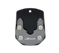 RTSMD Extension De Béquille Latérale pour Yamaha SMAX 155 GTR 125 Ray 125 : Support Élargi Et Base Antidérapante Moto Side D'agrandissement Pied(Titane)