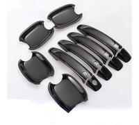 RTSMD Pièces De Rechange Pour Poignées De Porte Extérieures Avant Et Arrière Pour A4 B8 (2009-2016) : Enjoliveurs Et Caches Latérale Porte Poignées Couvre(Noir,1 ENSEMBLE)