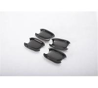 RTSMD Pièces De Rechange Pour Poignées De Porte Extérieures Avant Et Arrière Pour A4 B8 (2009-2016) : Enjoliveurs Et Caches Latérale Porte Poignées Couvre(Noir,Bol à anse)