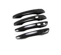 RTSMD Protections Extérieures Pour Poignées De Porte Pour Peugeot 3008 P84 MK2 (2017-2023) - Avant Et Arrière Latérale Porte Poignées Couvre(Noir 2,2 trous intelligents)