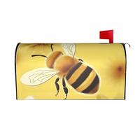 RTSTNMBD Housse de boîte aux lettres magnétique décorative pour le printemps et l'été, les vacances, pour la maison et l'extérieur, décoration de jardin, 53,3 x 45,7 cm
