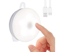 RTSU Veilleuse pour enfants, lampe de chevet rechargeable pour l'allaitement, lampe d'armoire LED dimmable, lumière de placard, lumière tactile avec mémoire de luminosité