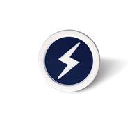 Rtsyful Joli bouton de placard rond en silicone pour chambre d'enfant - Bouton de décoration pour commode d'enfant - Poignée de tiroir avec vis - 1 pièce - Motif éclair