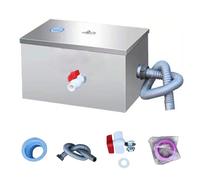 RTTZBOZ Bac à Graisse, Piège à Graisse en Acier Inoxydable Sous Évier, Café, Cuisine Commerciale à Domicile, Lave-vaisselle (Size : 25 * 25 * 30cm/10 * 10 * 12in)