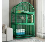 RTTZBOZ Grande Cage pour Chat, Cage pour Chat D'intérieur, Cage pour Animaux de Compagnie en Fil Métallique Amovible, Grand Espace d'exercice Idéal pour 1 à 3 Chats, Furets(Green)
