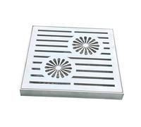 RTTZBOZ Grille de Drainage Carrée en Acier Inoxydable 304 pour Extérieur, Blocage des Débris, pour Cour, Jardin, Ferme, Terrasse et Tranchée D'égout(30x30cm/12x12in)