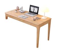 RTTZBOZ Standing Desk, Bureau en Bois Massif pour la Maison ou Le Bureau à Domicile, Table D'ordinateur, Table de Ergonomique en Bois Massif(Yellow,100x55x20cm/39x22x8in)