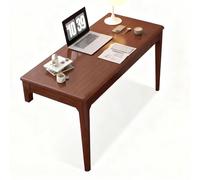 RTTZBOZ Standing Desk, Bureau en Bois Massif pour la Maison ou Le Bureau à Domicile, Table D'ordinateur, Table de Ergonomique en Bois Massif(Brown,120x55x30cm/47x22x12in)