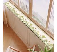 RTTZBOZ Tapis de Rebord de Fenêtre en Terre de Diatomées, Tapis Absorbant et à Séchage Rapide pour Rebord de Fenêtre, Idéal pour la Maison, Les Restaurants(Green,10x150cm)