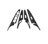 RTVBMAS Accoudoir de Porte De Voiture Interrupteur De Fenêtre Autocollants ABS Compatible avec Hyundai Sonata 8 2011-2015 Style Intérieur Conduit à Gauche (Bois Noir 1)