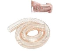 RTVGNSZSJL 1.5mm Tuyau De Dépoussiérage En PU 32-300mm De Diamètre, Longueur De 1 M, Tube En Fil D'acier, Flexible Et Transparent For Aspirateur Industriel(4m/13.1ft,70mm-2.75in)