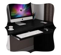 RTVGNSZSJL 70cm 60cm Coulisses De Tablettes pour Clavier sous Le Bureau, Glissières De Tiroir en Acier, Plateau Coulissant pour Clavier Et Souris(Black,70cm/27in)