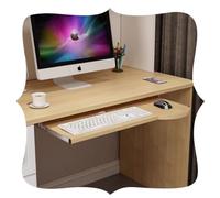 RTVGNSZSJL 70cm 60cm Coulisses De Tablettes pour Clavier sous Le Bureau, Glissières De Tiroir en Acier, Plateau Coulissant pour Clavier Et Souris(White Maple,60cm/24in)