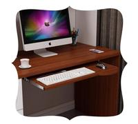 RTVGNSZSJL 70cm 60cm Coulisses De Tablettes pour Clavier sous Le Bureau, Glissières De Tiroir en Acier, Plateau Coulissant pour Clavier Et Souris(Teak,70cm/27in)