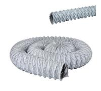 RTVGNSZSJL Gaine De Ventilation Flexible 63 80 100 125 160mm Flexible Tuyau Conduit D'Air Flexible Pour Chauffage Et Climatisation, Résistant À La Chaleur(L-4m/13.1ft,90mm(3 1/2"))