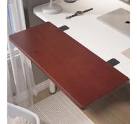 RTVGNSZSJL Plateau D'extension De Bureau Ergonomique，Plateau D'extension De Bureau avec Pince en C，Pliable À 90°，Plateau De Tiroir Pliable pour Clavier(Teak,75x20m/30x8in)