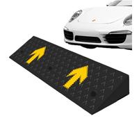 RTVGNSZSJL Rampe De Seuil Caoutchouc De Trottoir 4-18cm Hauteur, Rampe Fauteuil Roulant Rampes De Bordure Antidérapante pour Trottoirs, Voitures, Motos(100x37x18cm(39x14x7inch))