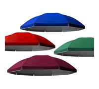 RTVGNSZSJL Rechange pour Parasol Rond 8 Baleines 10 Baleines Parasol De Jardin 180cm 200cm Toile De Rechange D'extérieur pour Terrasse, Plage, Cour(Blue,280cm/9.2ft-10 Ribs)