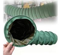 RTVGNSZSJL Tuyau De Ventilation Vert Pour Usines/Tunnel/Automobile，Tuyau De Conduit Flexible En Silicone Tuyau Flexible Résistant Aux Hautes Températures 125-605mm(L 2m(6.56ft),265mm(10 2/5"))