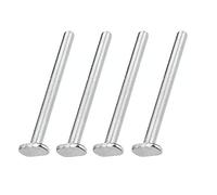 RTWAY Lot de 4 vis coulissantes M8 x 100 mm pour écrou en T, vis équilibrée, outil de fixation pour écrou coulissant pour le travail du bois
