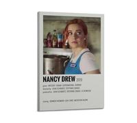 RTWEGRYRHKK Impression sur toile Nancy Drew de la série TV - Décoration murale décorative - Style rétro - Pour salon, chambre à coucher - 40 x 60 cm - Style cadre