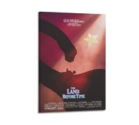 RTWEGRYRHKK Impression sur toile « The Land Before Time » - Décoration murale décorative - Style vintage - Pour salon, chambre à coucher - 60 x 90 cm - Style cadre