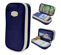 RTWOYOUJIA Trousse à crayons de grande capacité - Pochette à stylos esthétique durable avec fermeture éclair - Grand organisateur de rangement pour l'école, le bureau et les voyages - Imperméable et