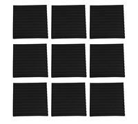 Rtxbvg 50 pièces 12 fentes en coton ignifuge insonorisé en coton absorbant le son Panneau mural insonorisant en coton œuf