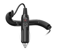 Rtxbvg Câble d'alimentation pour chargeur de voiture DC 12 V universel 5,5 x 2,1 mm pour allume-cigare de voiture fusible intégré de 3 A avec voyant lumineux
