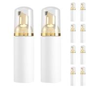 Rtxbvg Distributeur de Savon Moussant de Voyage en Plastique de 10 PièCes Mini Bouteilles de Pompe de Savon Liquide Moussant Vides Bouteilles de Nettoyant pour Cils D