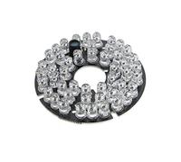 Rtxbvg Plaque d'ampoule de 60 degrés illuminateur infrarouge IR 48 LED pour caméra de vidéosurveillance pour la maison