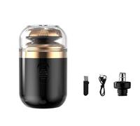 Rtxbvg Rasoir électrique portable 2 en 1, tondeuse à poils nasaux, rasoir électrique rechargeable, rasoir de voyage B