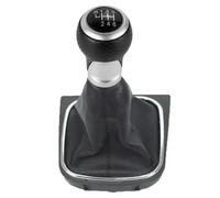 RTYBCDE Pommeau de Levier de Vitesse Manuel en Cuir à 5 ou 6 Vitesses pour Golf 5, Golf 6 MK5 MK6 R32 GTI 2004-2009