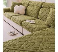 RTYHN Housse Canapé en Velours Individuel Housse Assise Canapé en Peluche éPais Extensible Couvre Canape en Forme de L Protège Canapé