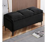 RTYHN Moderne Banc de Chambre à Coucher,Coffre de Rangement,Rangement Caché,Gain de Place,Meuble Caché et Siège Doux,Cadre en Bois Massif,pour Petite,Entrée,Dortoir