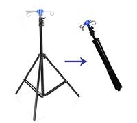 RTYUIO Poteau IV Pliable Portatif à 4 Crochets, Support de Présentoir Réglable en Hauteur pour Les Hôpitaux et Les Cliniques