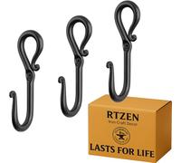 RTZEN 3 X décoratifs Vide Juridique Crochet Fer Cintre Manteau, Chapeau, Porte-Serviettes, Home Organisé, Accessoires de Salle de Bain à la Main décor
