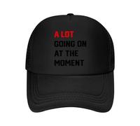 RTZXGIGC Beaucoup de Choses se passent Relatable, Occupé - La Vie - sur Le thème Typographie Art Mesh Casquette de Baseball